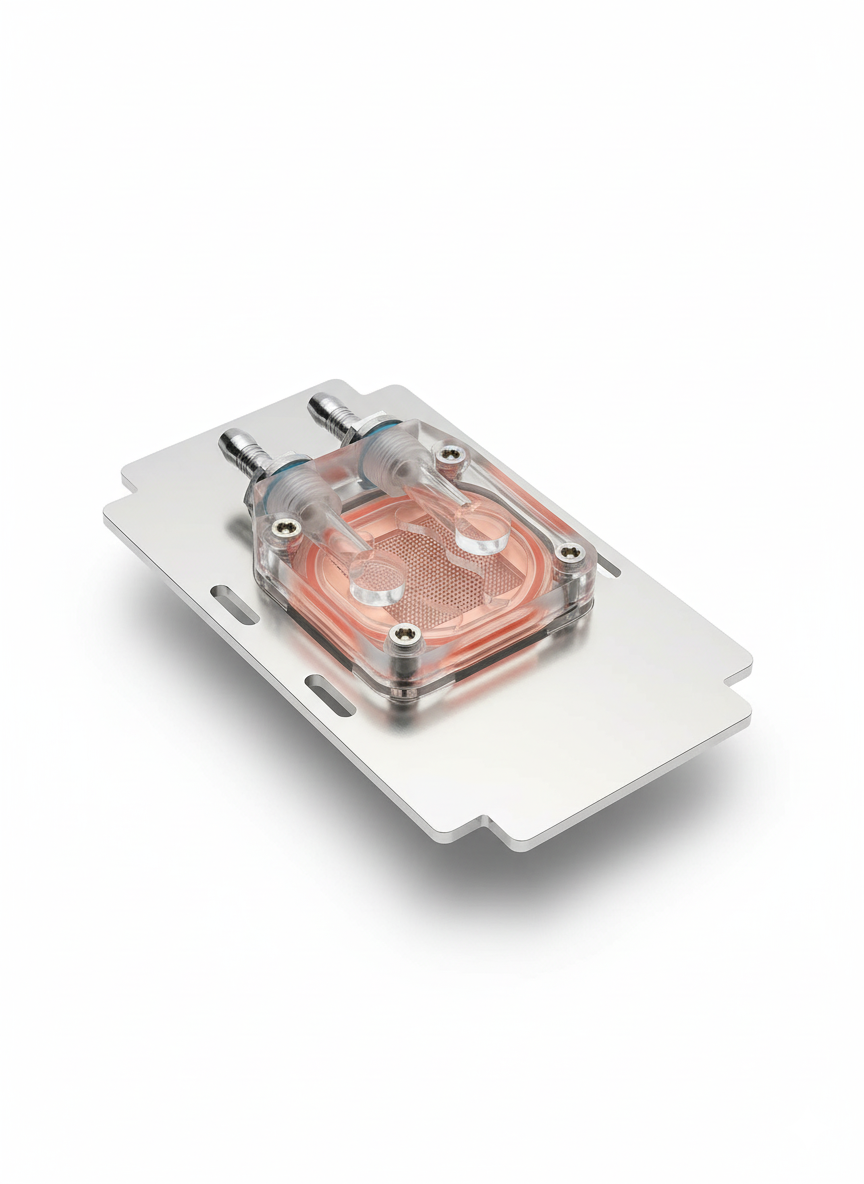 V100/A100/PG199 SXM2 全铝紫铜水冷头