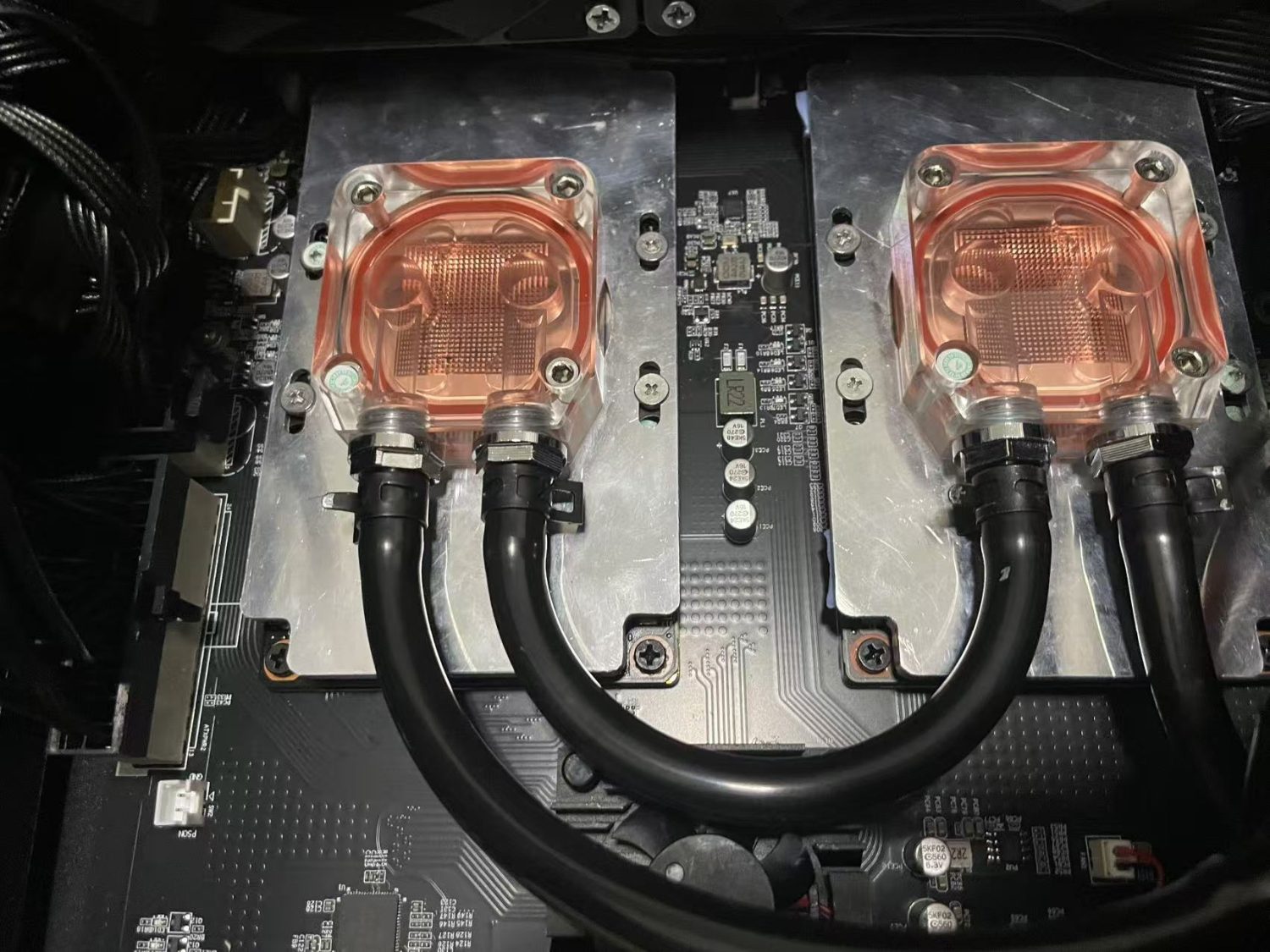 V100/A100/PG199 SXM2 全铝紫铜水冷头 - 图片 2